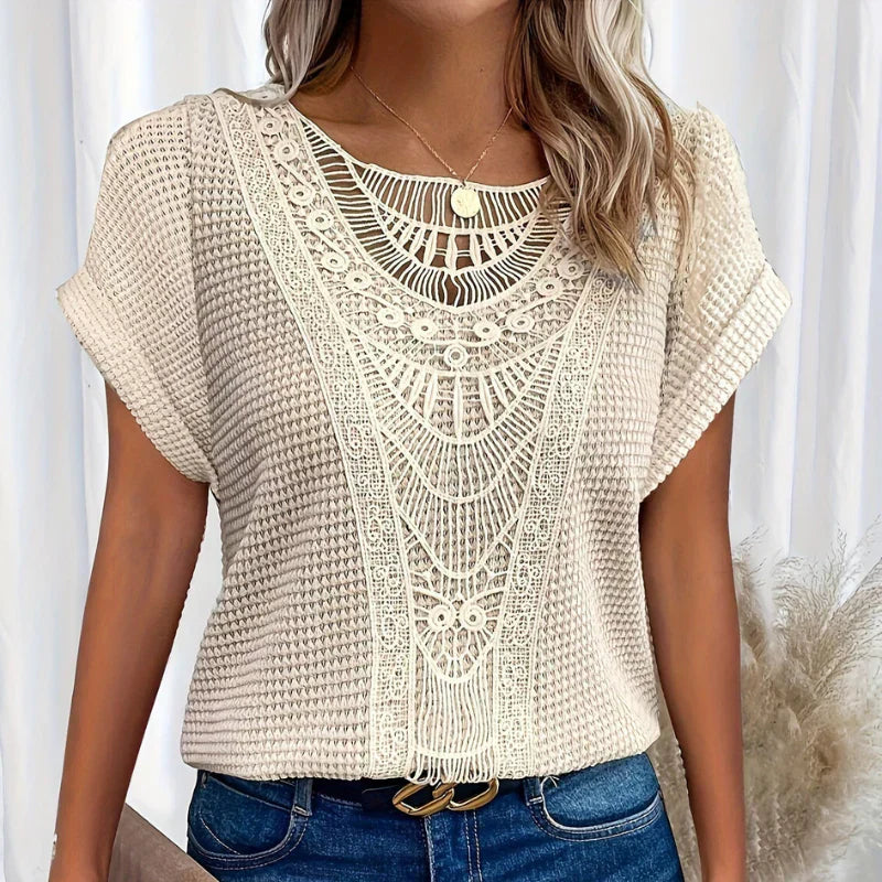 Jasmijn | Chic Kanten Shirt