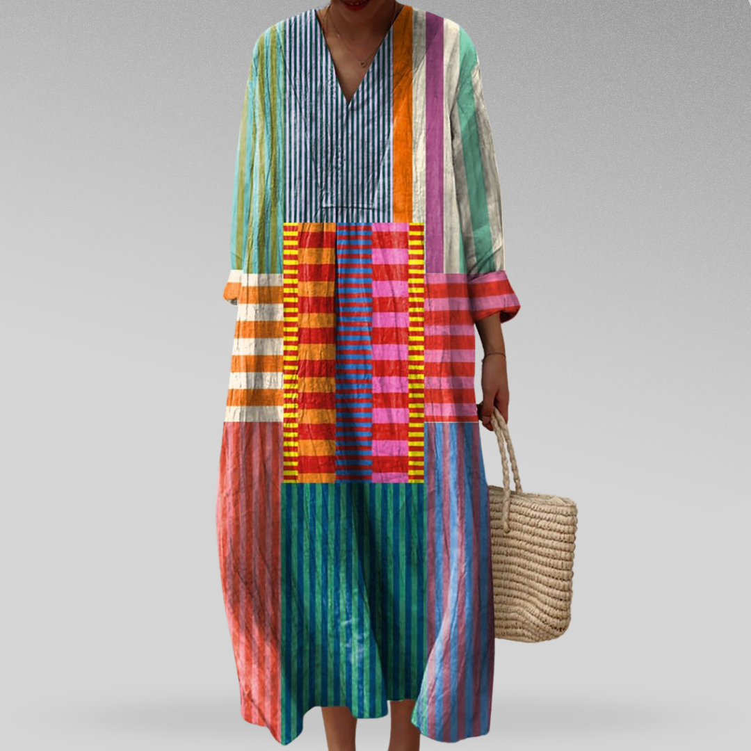 Isa | Geometrische jurk