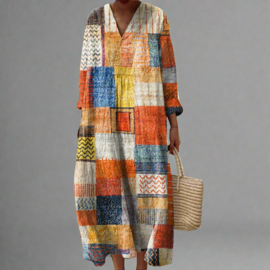 Julia™ | Geometrische Print Jurk