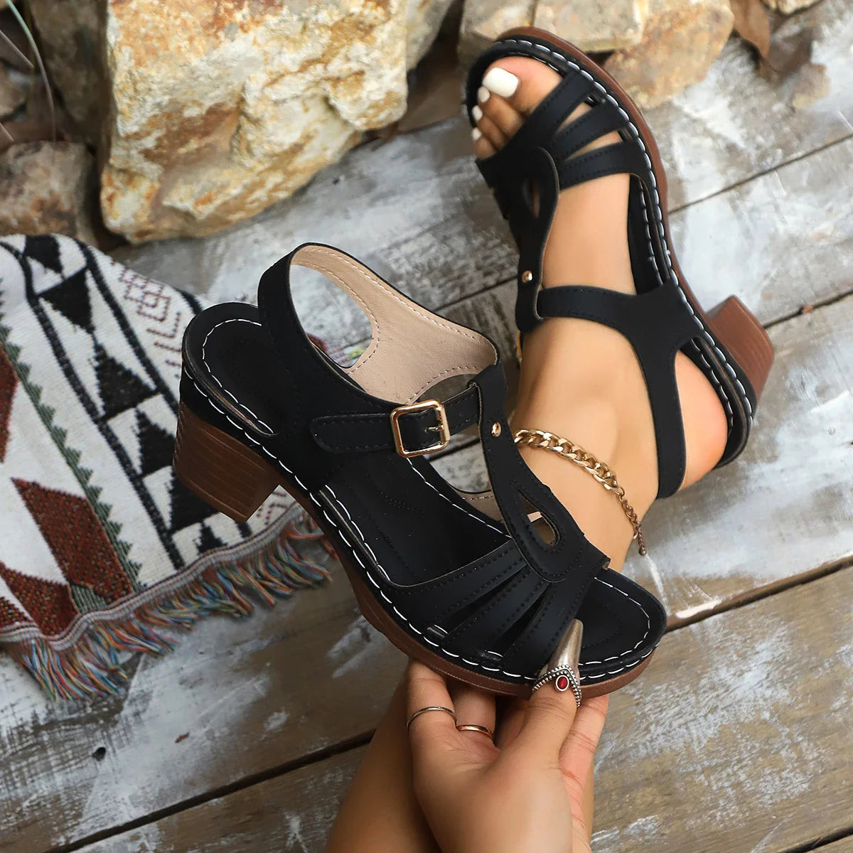 Lina™ | Slanke Gesp Slingbacks