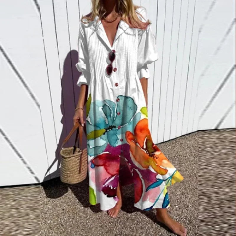 Sanne | Robe Fleur Éclatante