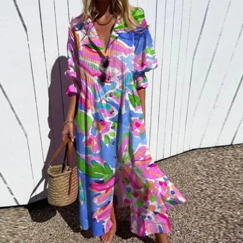 Sanne | Robe Fleur Éclatante