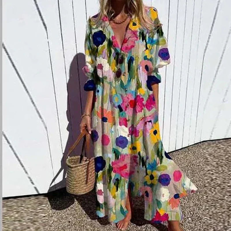 Sanne | Robe Fleur Éclatante