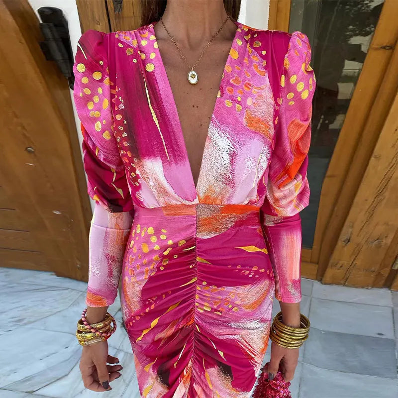 Mira™ | Elegante Plissé Jurk