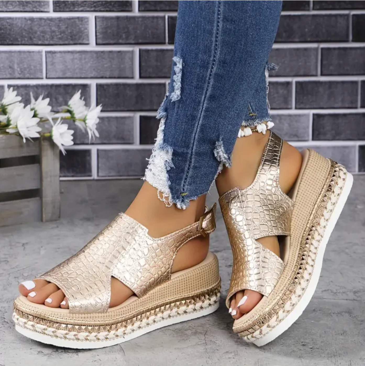 Noémi™ | Elegant Steunend Design Sandalen