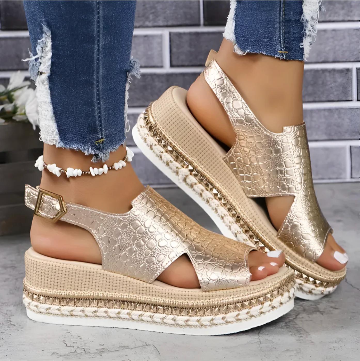 Noémi™ | Elegant Steunend Design Sandalen