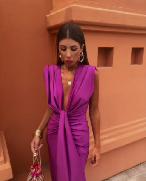Fleur | Stijlvolle Mouwloze Maxi Jurk