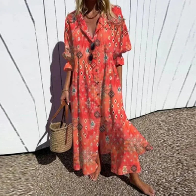 Sanne | Robe Fleur Éclatante
