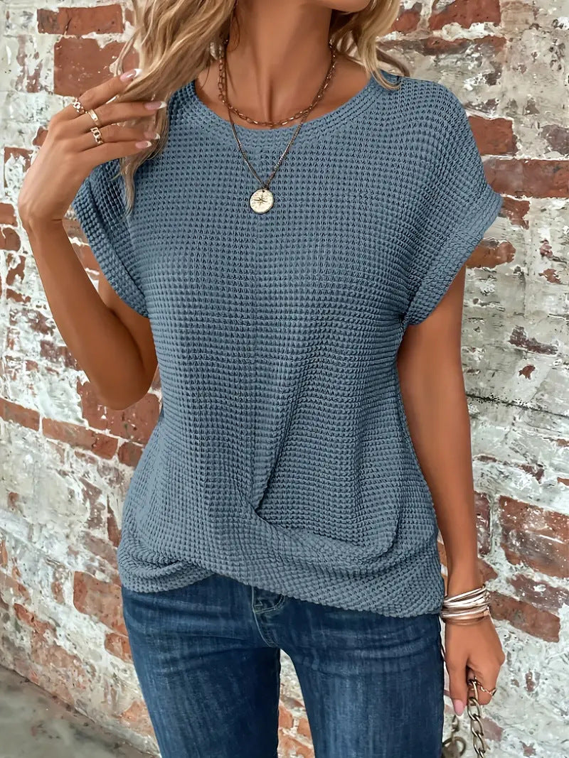 Julia | Het Schattige Ronde Hals T-Shirt