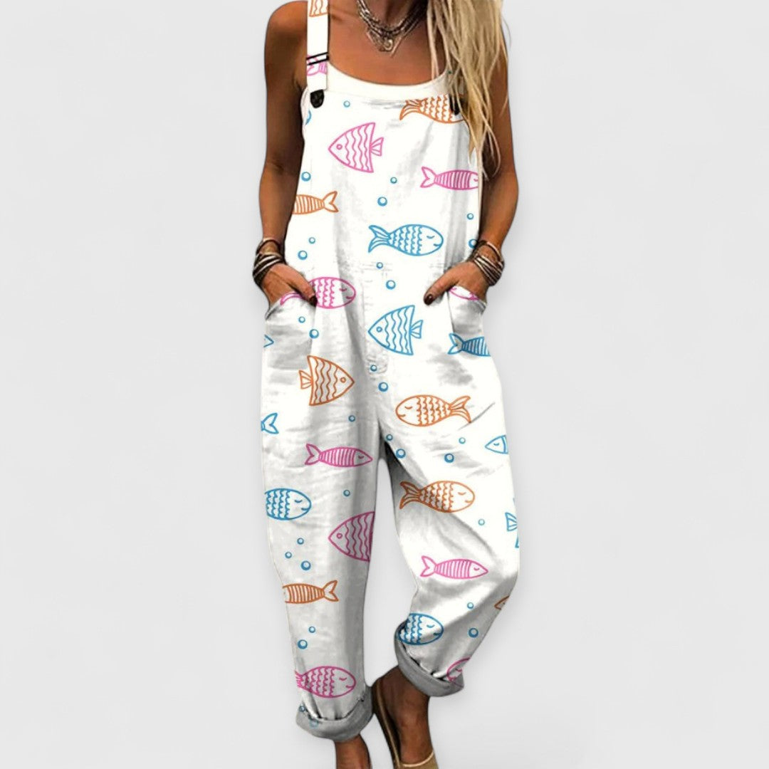 Sanne™ | Vintage Wijde Jumpsuit