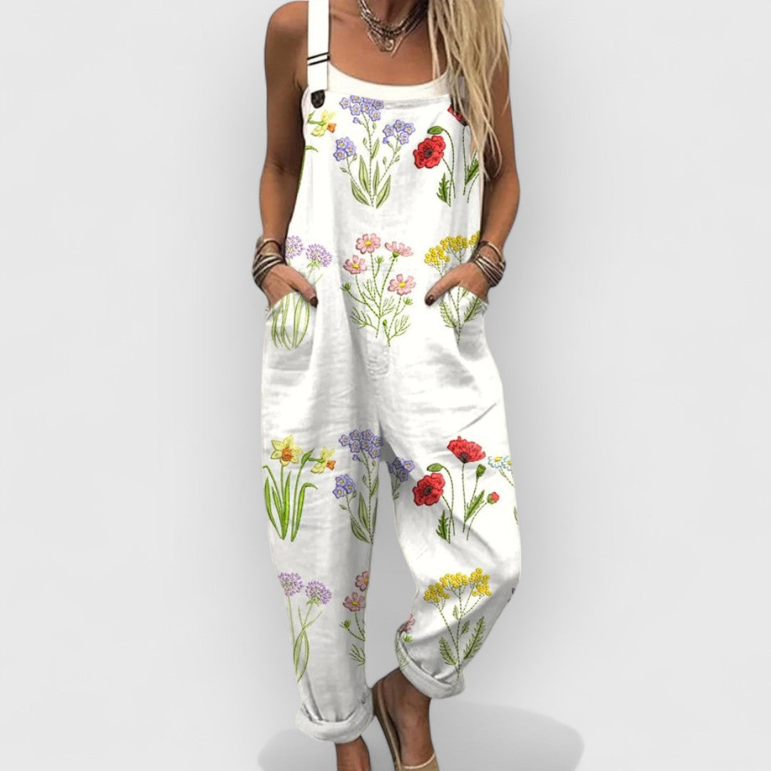 Julia™ | Bloemenprint Jumpsuit Dames