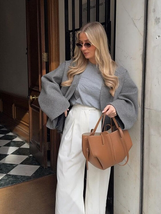 Femke™ | Vormvaste Ruches Shopper