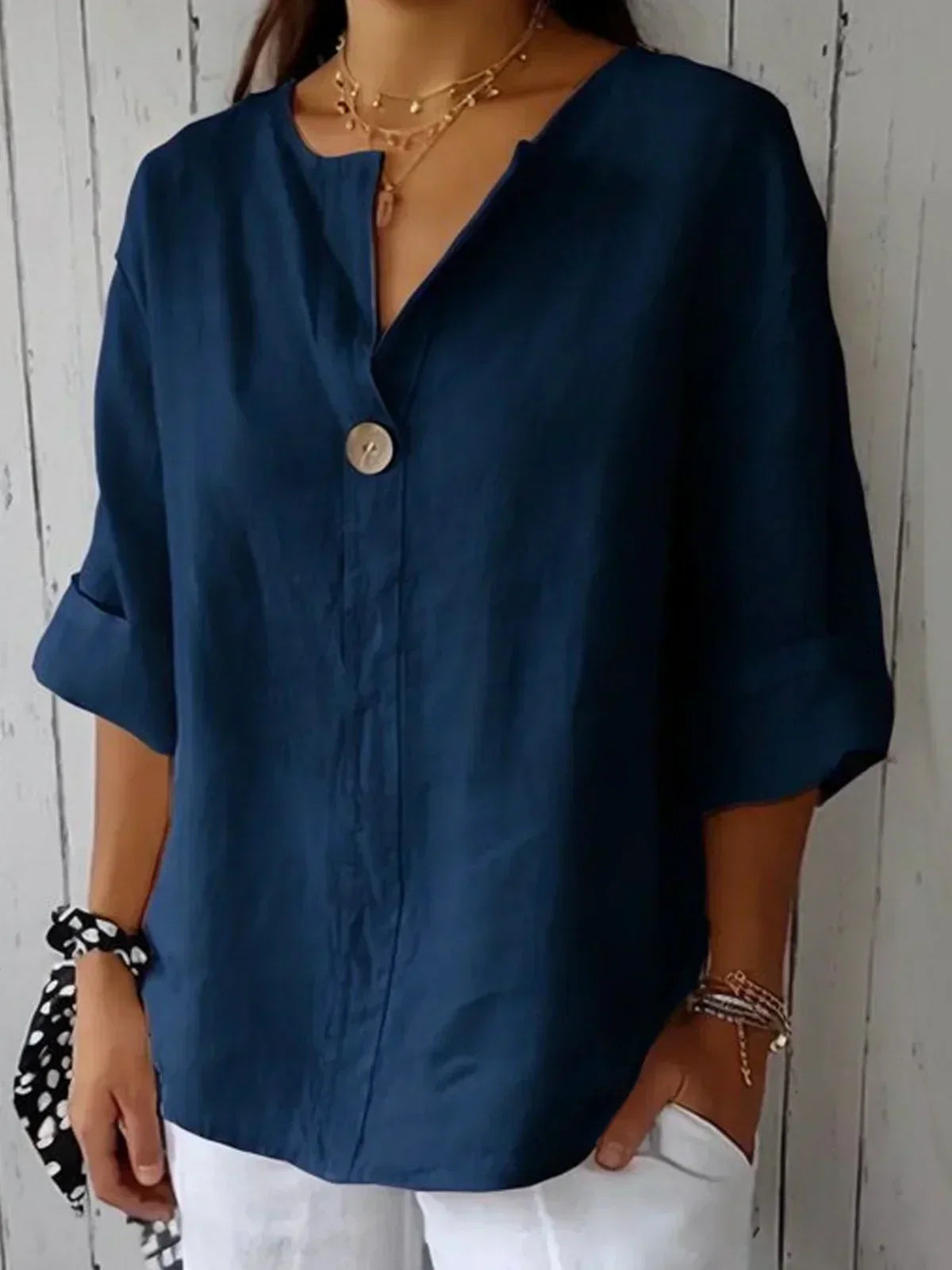 Mila™ | Casual V-Hals Blouse
