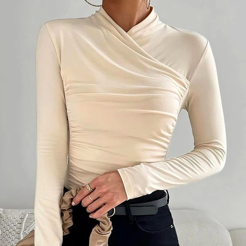 Jade™ | Klassieke Cross-Neck Top