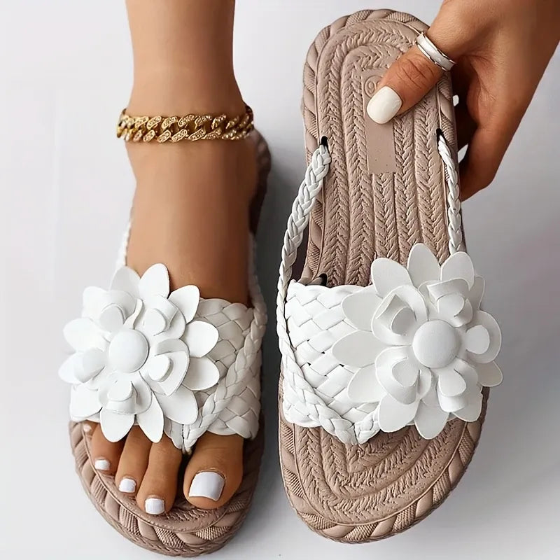Rossi | ELEGANTE SANDALEN MET 3D BLOEM