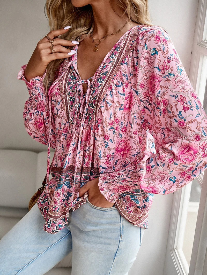 Noor™ | Zomer Gebloemde Top