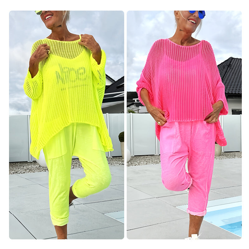 Lieke™ | Jumpsuit Met Letterprint