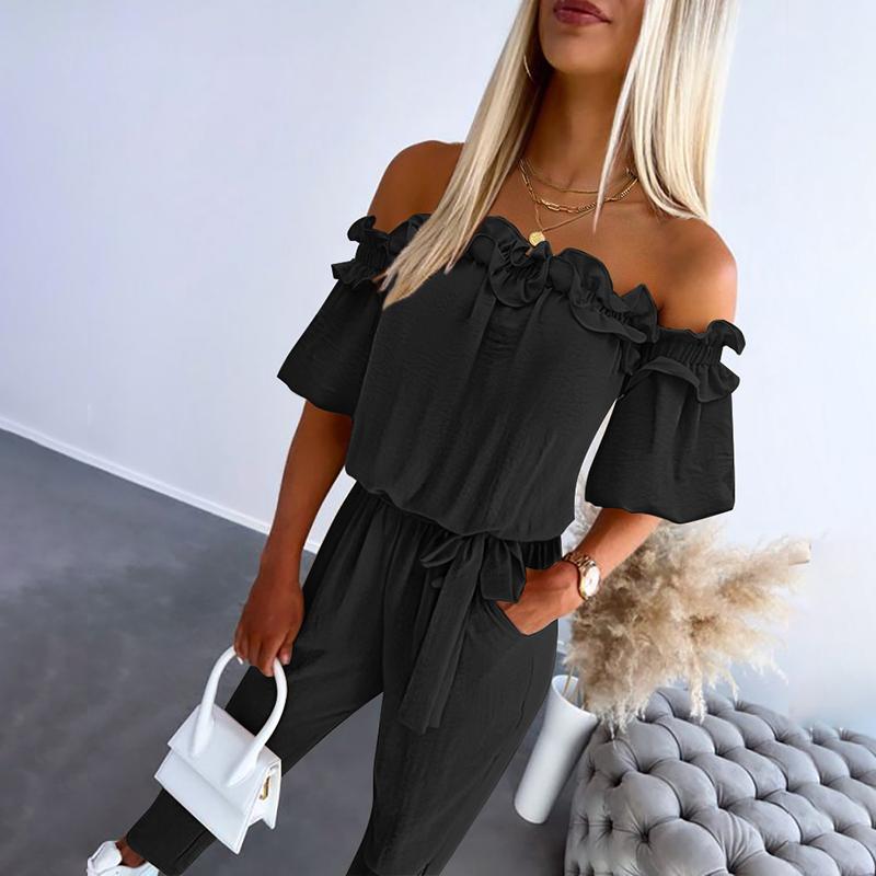 Olivia™ | Chique Offshoulder Jumpsuit