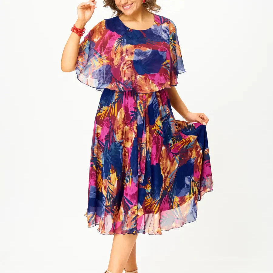 Anna | Comfortabele Chiffon Jurk