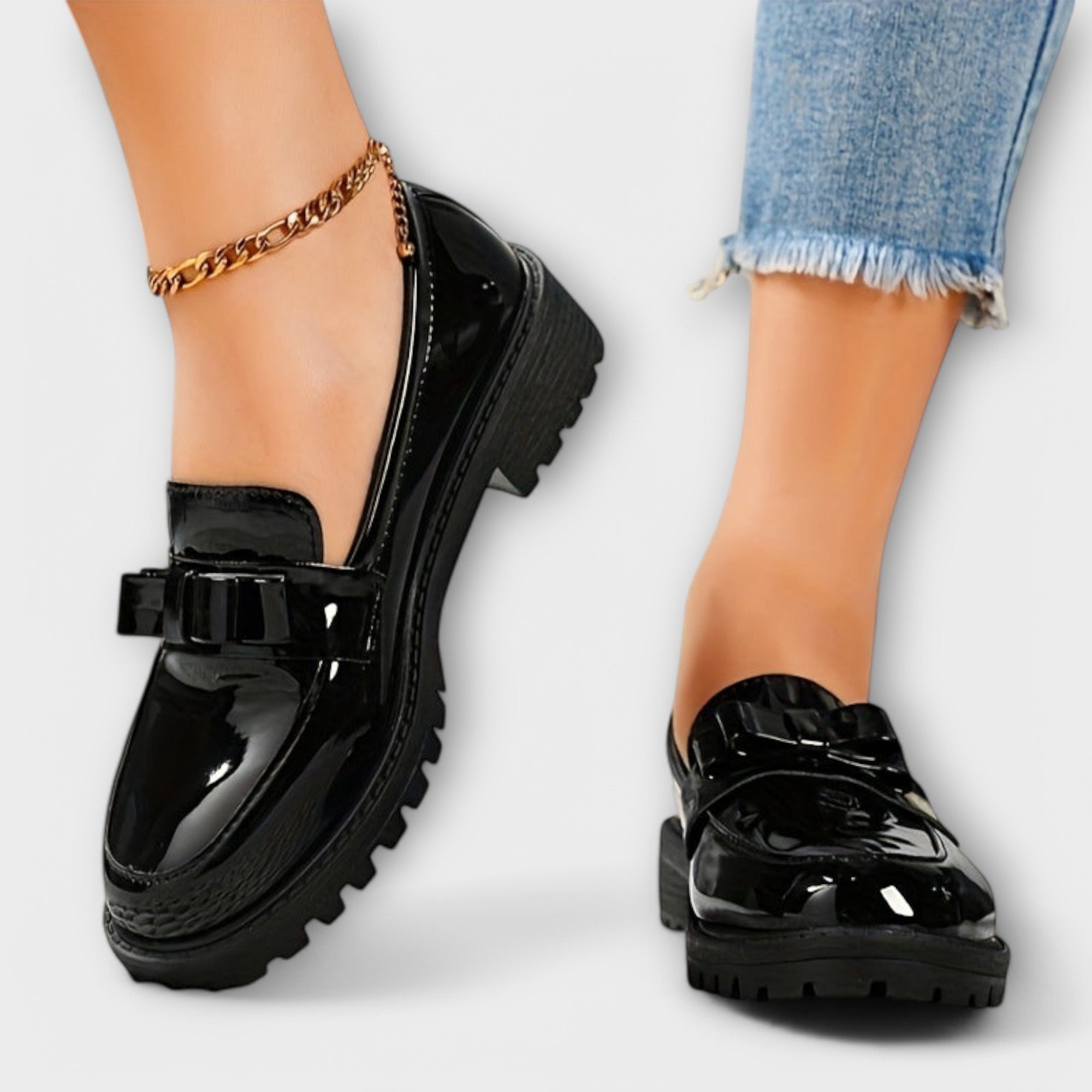 Sanne™ | School Loafer Sandaal