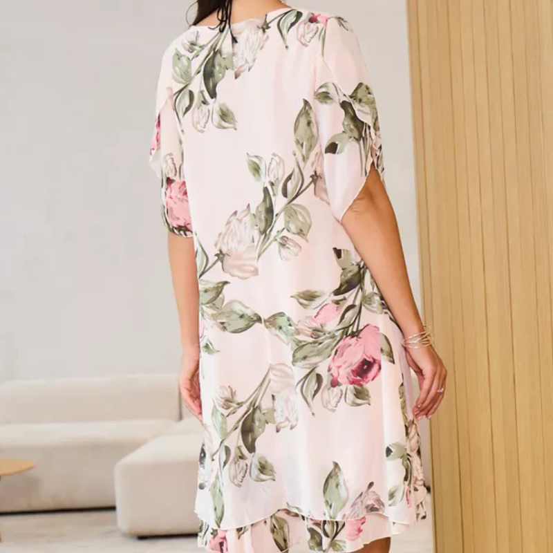 Amélie™ | Chiffon Bloemenjurk Dames