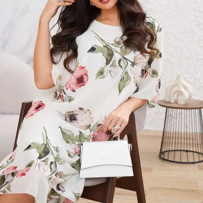 Amélie™ | Chiffon Bloemenjurk Dames