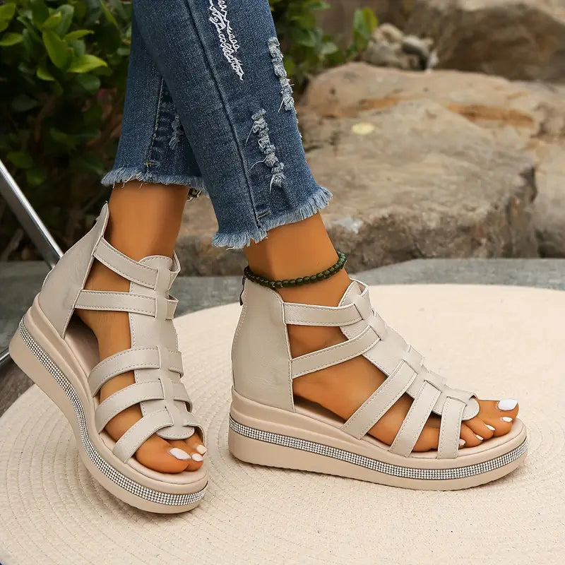 Yara™ | Elegante Wedge Sandalen