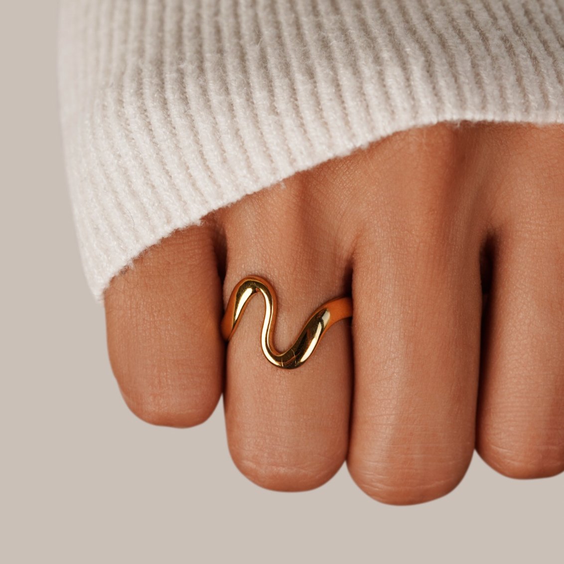 Elena™ | Onda Dorata Ring