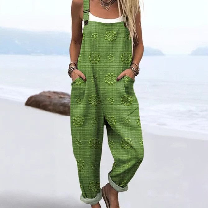 Mira™ | Artistieke Floral Jumpsuit