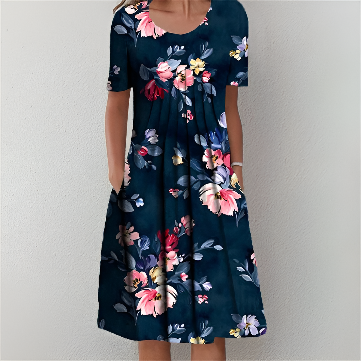 Mila – Klassieke Bloemenjurk