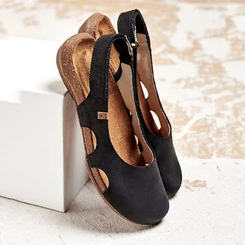 Janneke | Ronde Neus Platte Schoenen