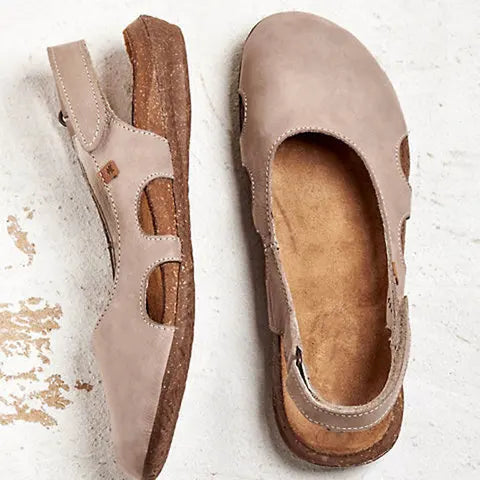 Janneke | Ronde Neus Platte Schoenen