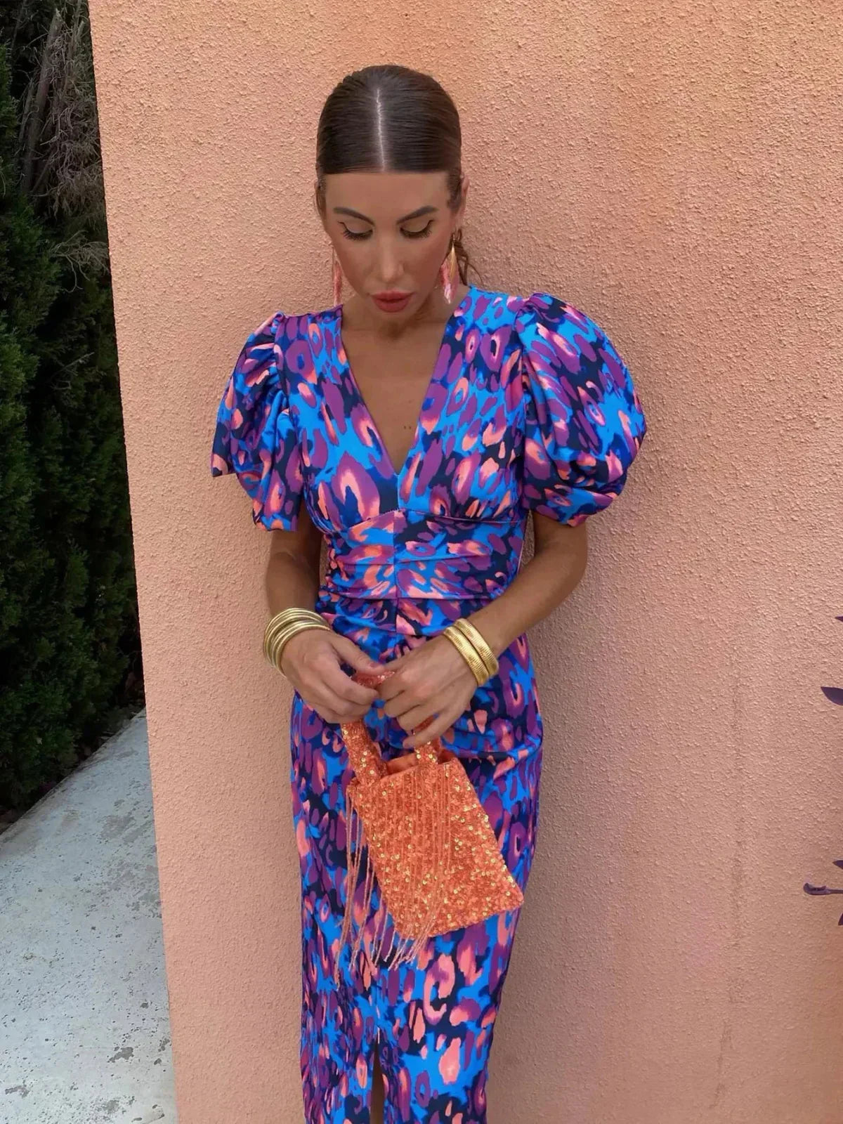 Yara | Bubble Midi Jurk