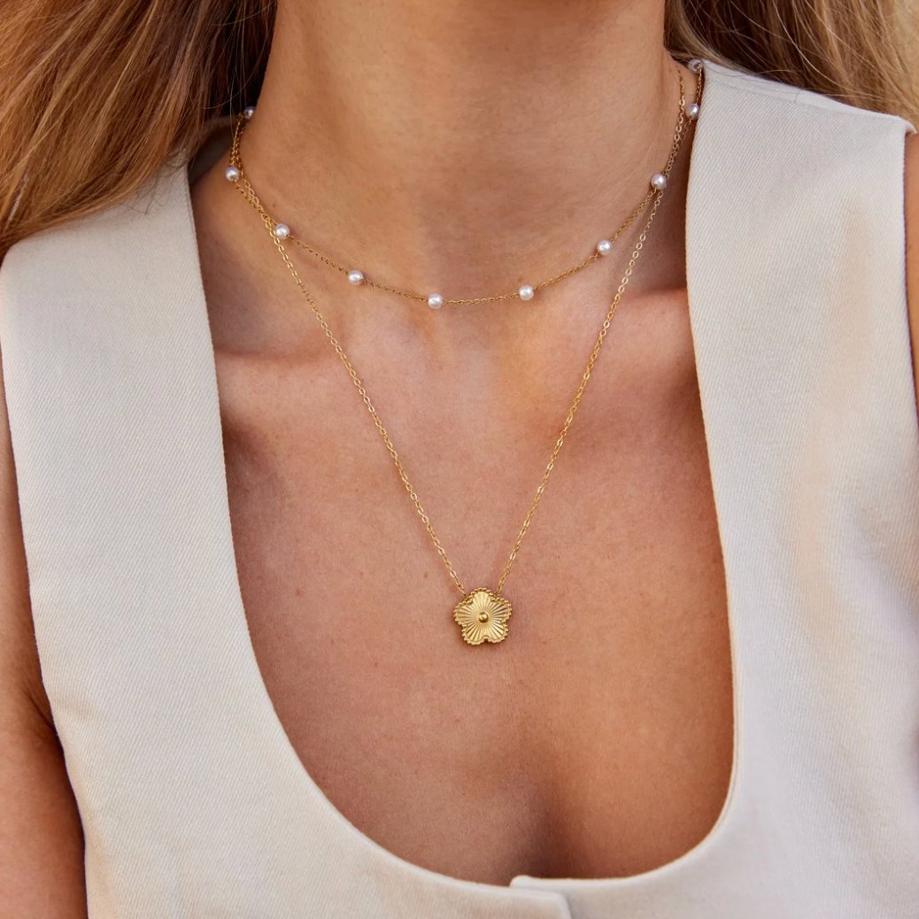 Yara™ | Collier Nura met Parel