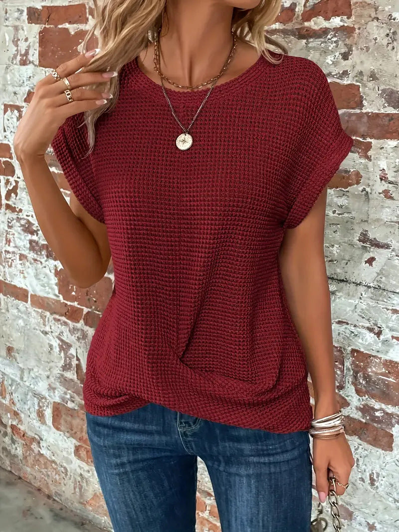 Julia | Het Schattige Ronde Hals T-Shirt