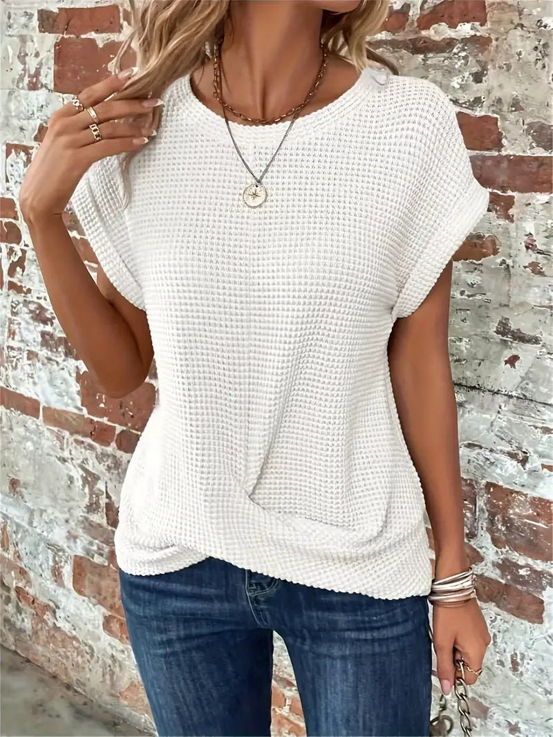 Julia | Het Schattige Ronde Hals T-Shirt