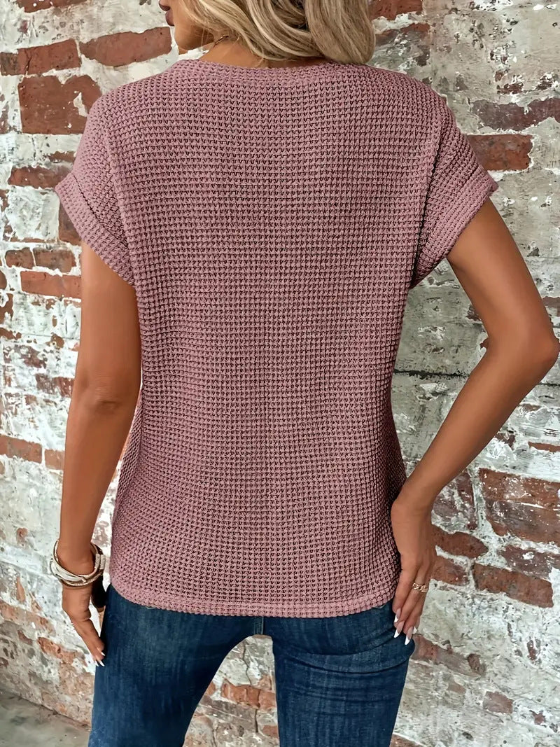 Julia | Het Schattige Ronde Hals T-Shirt