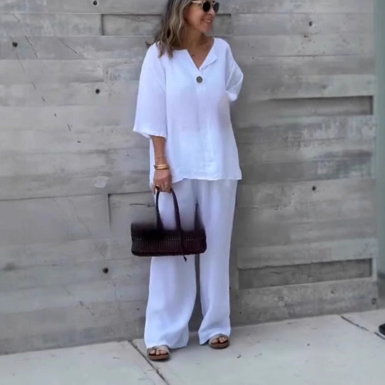 Yara™ | Casual Top-En-Broek Set