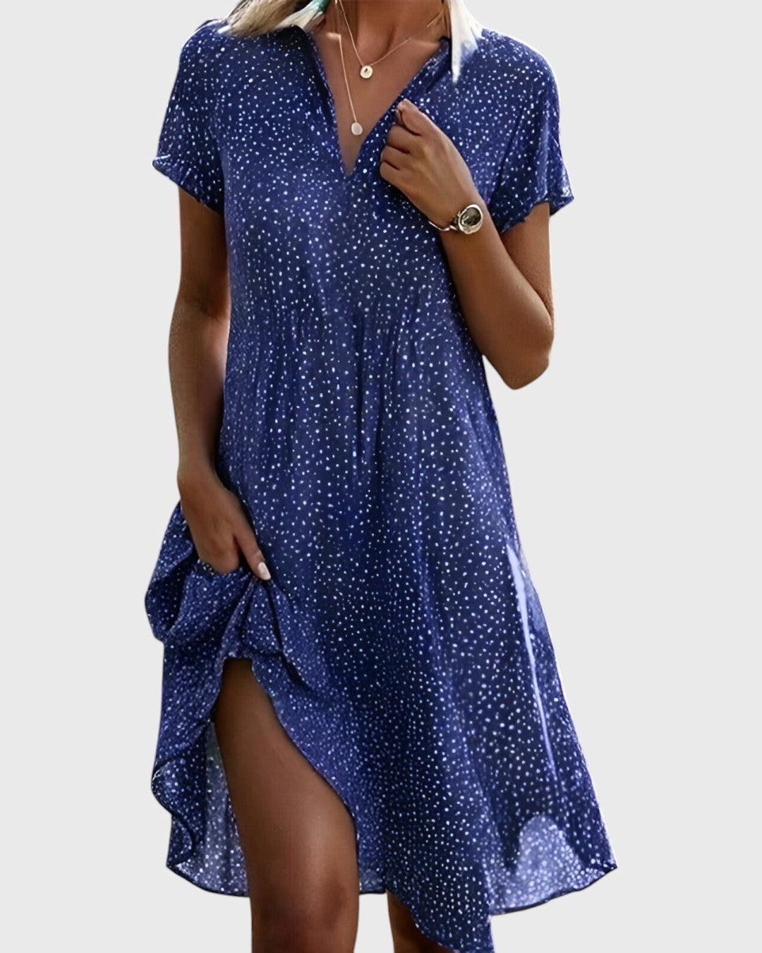 Livia™ | Polkadot Midi-jurk