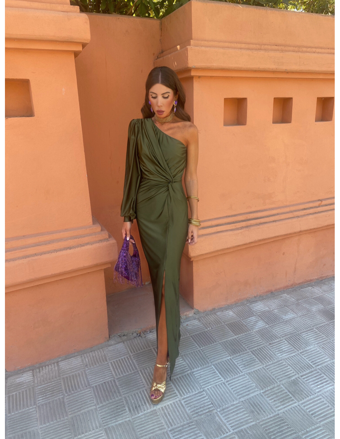 Yara™ | Één-Schouder Maxi Jurk