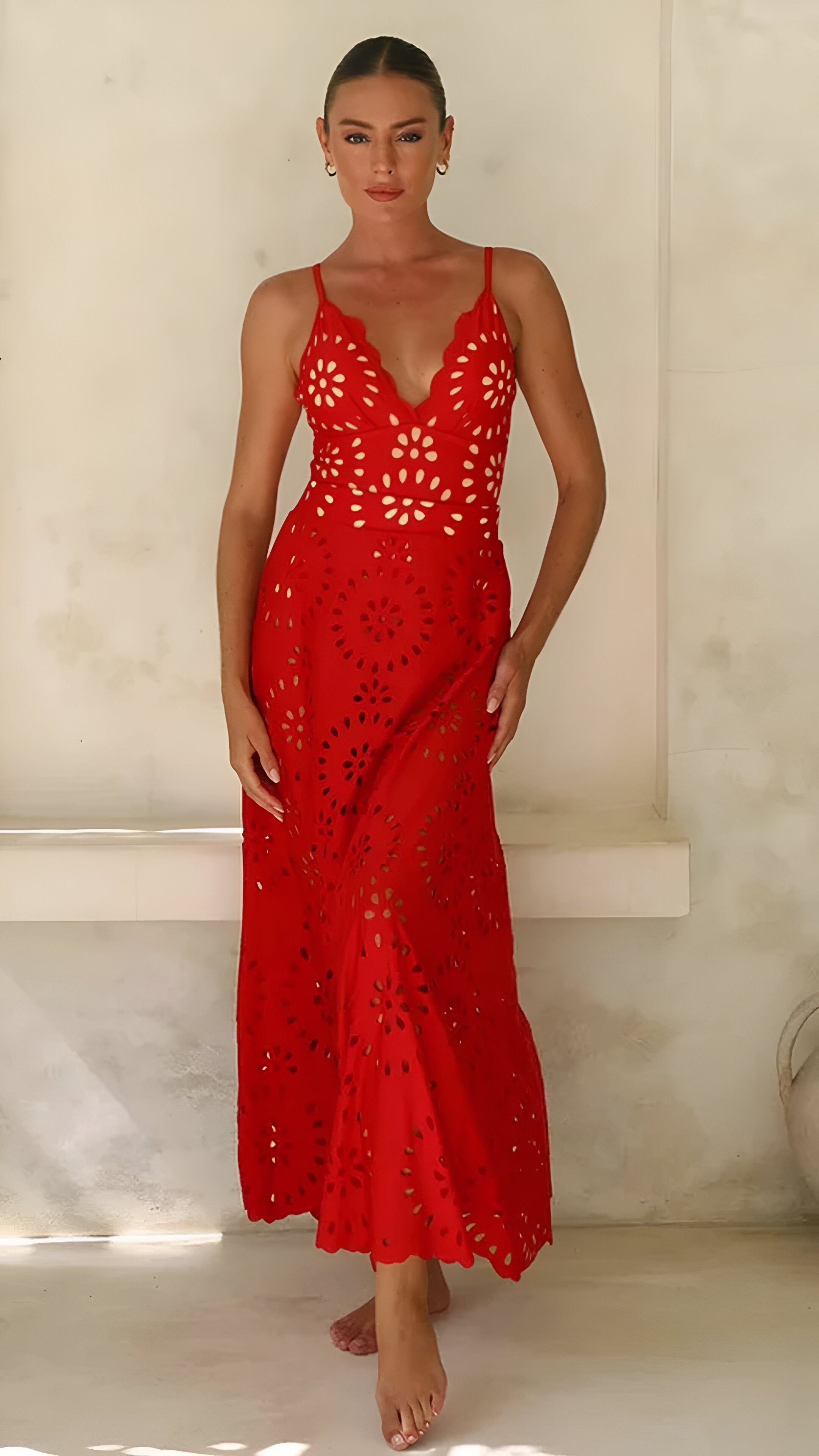 Nina Bloemen Laser Cutout Skirtini