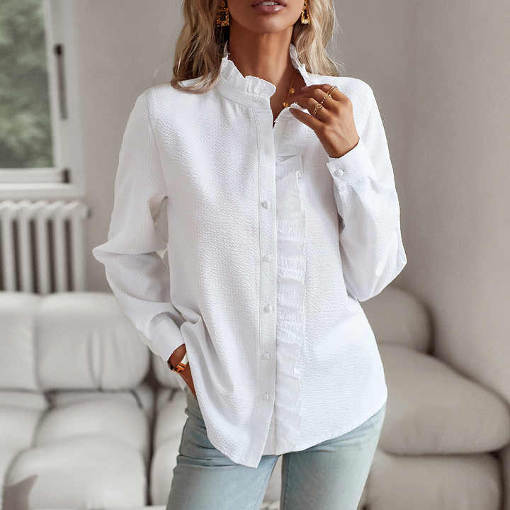 Julia™ | Elegante Polo Blouse