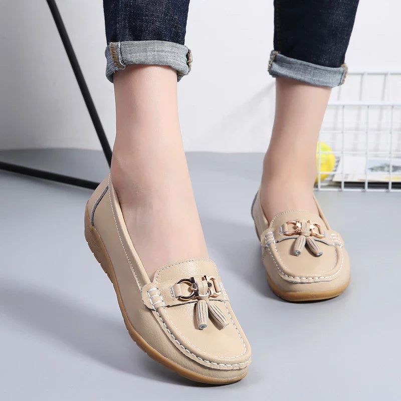 SOLINE | Luchtige Leren Mocassins - ultra comfortabel